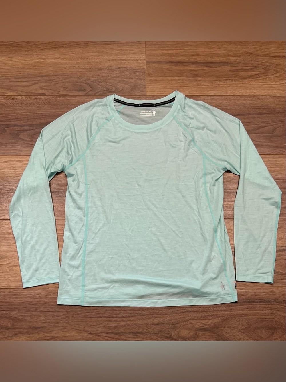 Smartwool Merino Sport 150 Long Sleeve in Light Blue Size Large